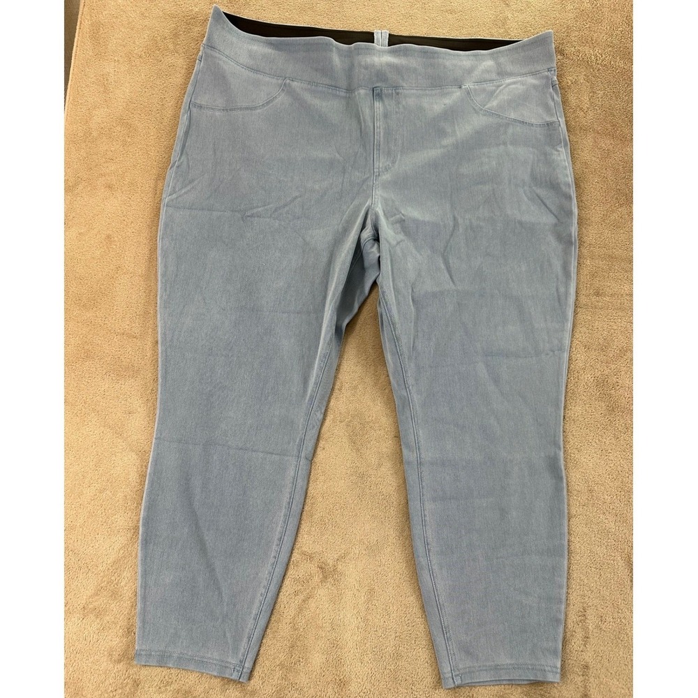 Halara High Waisted Leggings Womens Plus Size 3X Light Blue Pull On Stretch NEW